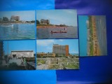 HOPCT LOT NR 879 MANGALIA-IP-LITORAL-CT-5 CARTI POSTALE-RSR-CIRCULATE, Circulata, Printata, Constanta