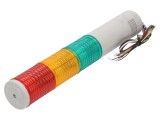 Coloană de semnalizare LED 24V roșu/ambră/verde