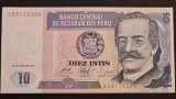 Peru 10 Intis 1987 UNC