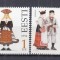 ESTONIA 1994 COSTUME POPULARE SERIE MNH