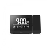 Ceas desteptator cu proiector Hama, Termometru, Umiditate, Alarma, USB,15 x 4.5 x 9.5 cm