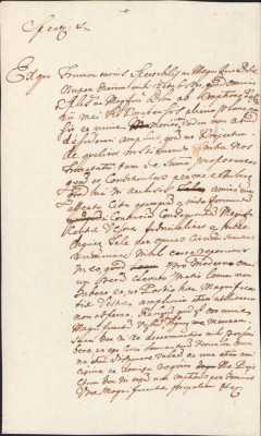 A370 Act olograf &amp;icirc;n limba latină, &amp;icirc;nceput de secol al XIX-lea foto