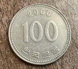 C50 - Moneda foarte veche - Coreea de Sud - 100 won - 2000