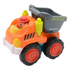 Jucarie pentru baieti camion de gunoi Huile Toys 3116BM, Multicolor foto