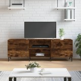VidaXL Comodă TV, stejar fumuriu, 150x30x50 cm, lemn compozit