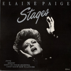 VINIL Elaine Paige ‎– Stages VG+