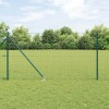&Icirc;ngrădire cu st&acirc;lpi Verde 1.2 x 10 m Oțel