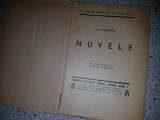 LIVIU REBREANU- NUVELE, cca 1938, Desene Aurel Jiquidi