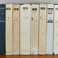 Goethe - Opere alese 8 volume, poezie, teatru, proza, poeme epice, Faust
