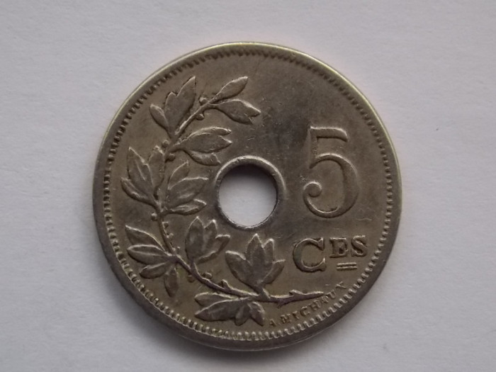 5 CENTIMES 1905 BELGIA-french legend