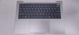 Carcasa superioara cu tastatura palmrest Laptop, HP, EliteBook 8 G1i, P34591-001, 6070B2394903, 6053B2313201, 6054B3102401, iluminata, argintie, layou