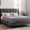 Pat Belmonde 160x200 cm Tapitat Catifea Grey Somiera Inclusa (cod ML 2304-04)