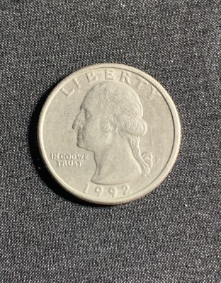 Moneda quarter dollar 1992 USA foto