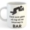 Cana alba Personalizata - Daca Sunt Gasit Sa Ma Returnati La Bar, INOVATIX&reg;. 330ml