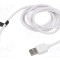 Cablu USB A la DC 5,5/2,5 alb 1,5m VENTION