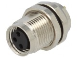 Conector M8 Mamă 3 Pin pentru Panou 3A