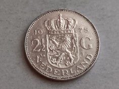 C50 - Moneda foarte veche - Olanda ante euro - 2 1/2 gulden - 1978