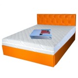 Saltea cu arcuri impachetate individual pe 7 zone de confort, Marte Pocket One 180x200x23cm, husa detasabila, tricot aloe vera, hipoalergenica, fermit