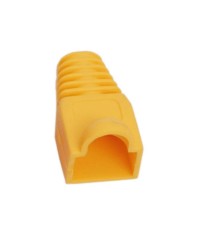 Protectie galbena pentru cablu cu modular 8P8C foto