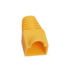 Protectie galbena pentru cablu cu modular 8P8C