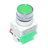 Intrerupator Motor elSales ELS-INT-LAY7-V 10A, Buton Apasare LAY-7 Verde, 4 Contacte, 65x38x30mm, GB 14048.5, IEC337, Ui 660V