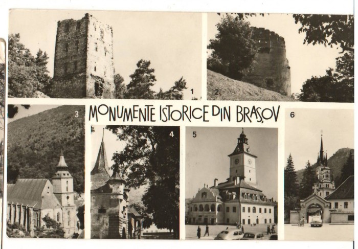 CPIB 18413 CARTE POSTALA - MONUMENTE ISTORICE DIN BRASOV, MOZAIC, NECIRCULATA