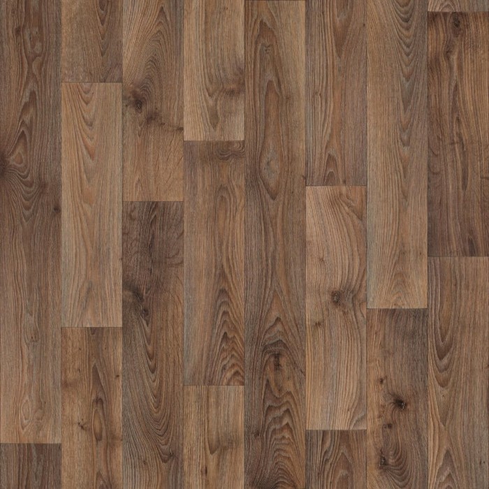 Linoleum Rezidential Clasa 21, Model ELIOT 6, Imitatie Parchet, Maro, PVC, Grosime 2.5 mm, Suport Spuma, Latime 2m, Marime 200 x 200 cm
