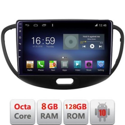 Navigatie HHyundai I10 2007-2013 Android radio gps internet Octa Core 8+128 LTE KIT-i10-2007+EDT-E609 CarStore Technology foto