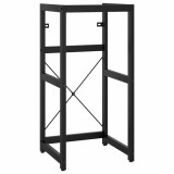 Cumpara ieftin Cadru chiuveta de baie, negru, 40x38x83 cm, fier