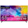 Televizor Google Ultra HD, 4K, Smart, 65 inch, 163cm, Kruger&amp;Matz