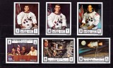 Cumpara ieftin ✅( S24 ) Ras Al Khaima 1972 &quot;Misiunea spatiala Apollo 17 &quot;, serie Michel 840/845 B ,nedantelate, cota mare Mi.CV 30 &euro;,MNH, Stampilat