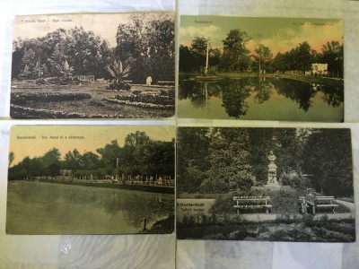 Lot Buziaș - patru cărți poștale vechi foto