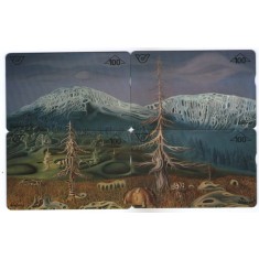 Austria 1997 - set puzzle 4 cartele telefonce, folosite