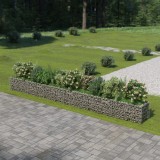Cumpara ieftin Jardinieră gabion din oțel galvanizat, 540 x 50 x 50 cm, vidaXL