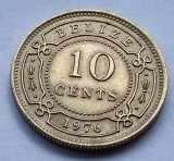 283. Moneda Belize 10 cents 1976, America Centrala si de Sud