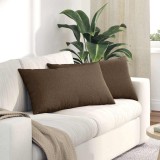 vidaXL Perne pentru canapea 2 pcs Maro 80 x 40 cm țesătură 42013700