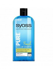 Sampon micelar Syoss Pure Fresh pentru par normal, 500 ml foto