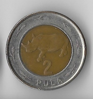 Moneda 2 pula 2013 - Botswana