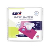 Scutece cu sistem inchis Super Quatro Medium, 10 bucati, Seni