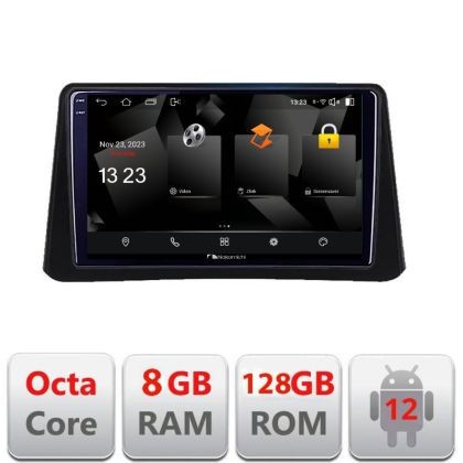 Navigatie Opel Mokka 2012-2016 5960Pro-MOKKA1 Android Octa Core Qualcomm 2K Qled 8+128 DTS DSP 360 4G Optical CarStore Technology