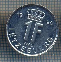 AX 1154 MONEDA - LUXEMBURG - 1 FRANC -ANUL 1990 -STAREA CARE SE VEDE foto