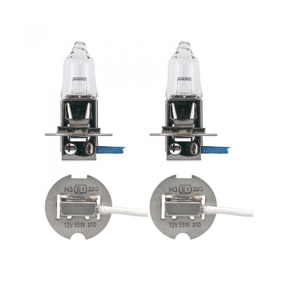Pachet 2 Becuri Proiector H3 24V PK22S 70W Narva foto