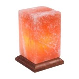 Lampa Sare Prisma 3-4 kg, Veioza Decorativa, Efect Terapeutic, Somn &amp; Concentrare, Purificare Aer, Design Natural