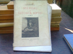 Manual de istoria artei - G. Oprescu vol.II foto