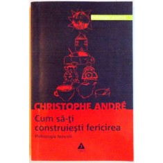 CUM SA-TI CONSTRUIESTI FERICIREA , PSIHOLOGIA FERICIRII de CHRISTOPHE ANDRE , 2004