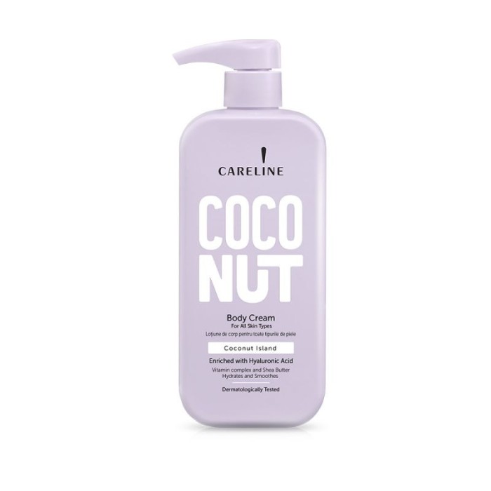 Crema de corp Careline Coconut Island, 500 ml
