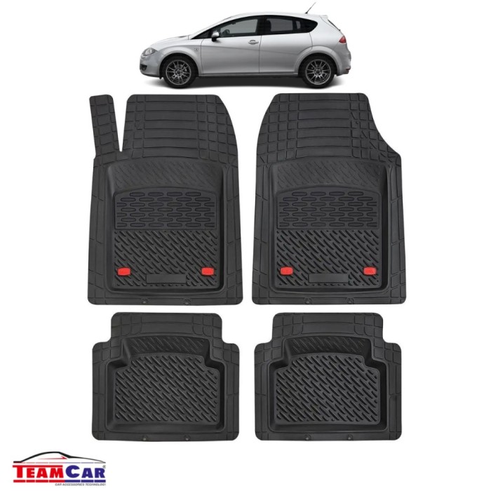 Covorașe Auto TeamCar&reg; Tip Tăviță Compatibile Seat Leon Mk2 (2005&ndash;2012) - Hatchback