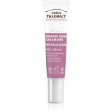 Green Pharmacy Damask Rose &amp; Ceramides Eye Cream crema de ochi revitalizanta 15 ml