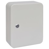 vidaXL Cutie pentru chei cu blocare Alb 20 x 7.5 x 25 cm Oțel