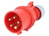 Conector Alimentare AC Trifazat PCE 16A 400V IP44 5 Pini Mufa Tata Montare Cablu 3P+N+PE IEC 60309